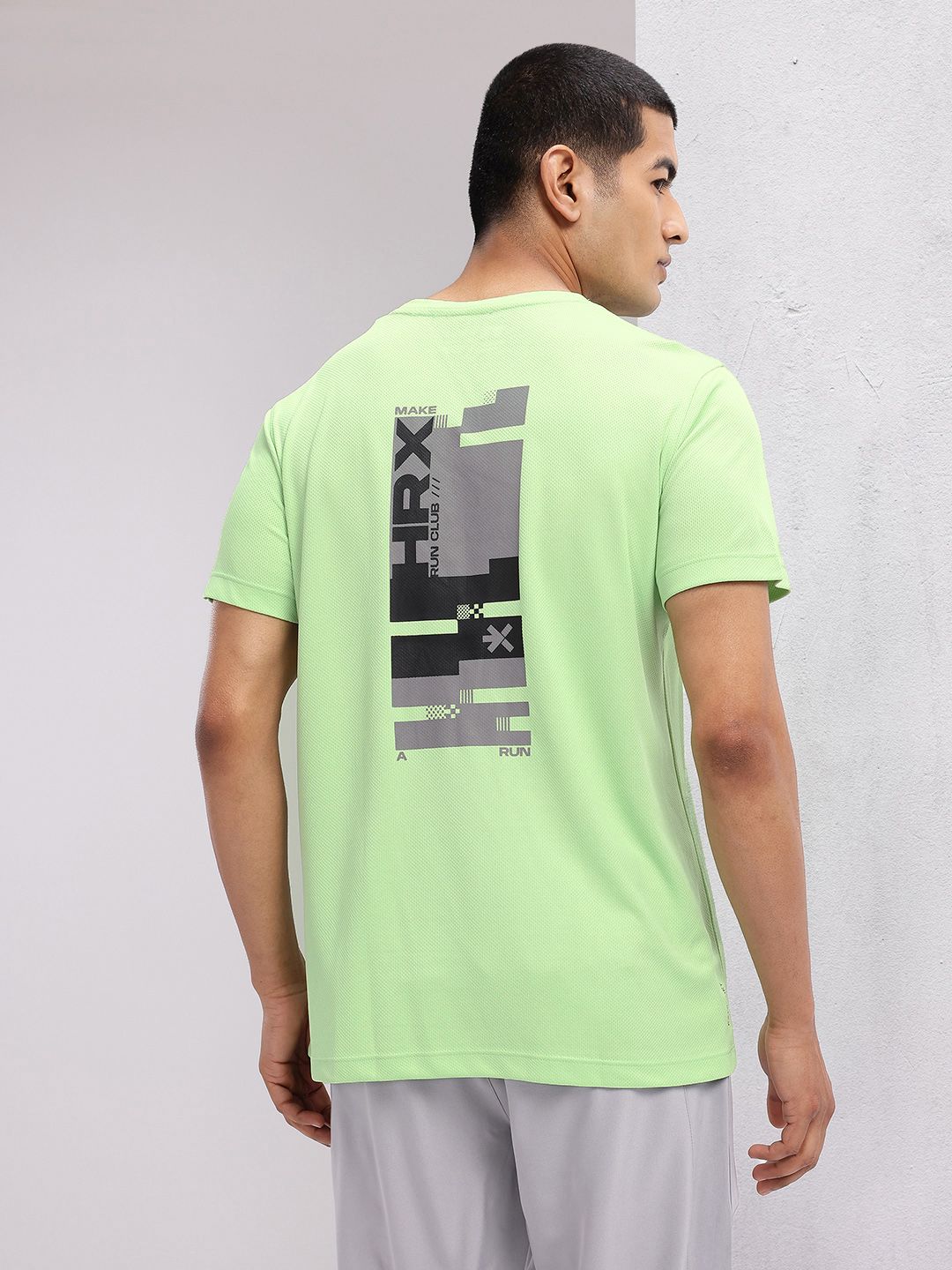 HRX by Hrithik Roshan Rapid Dry Printed Running T-Shirt