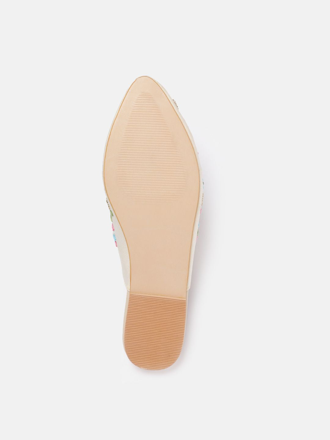 House of Pataudi Embroidered Detailed Mules