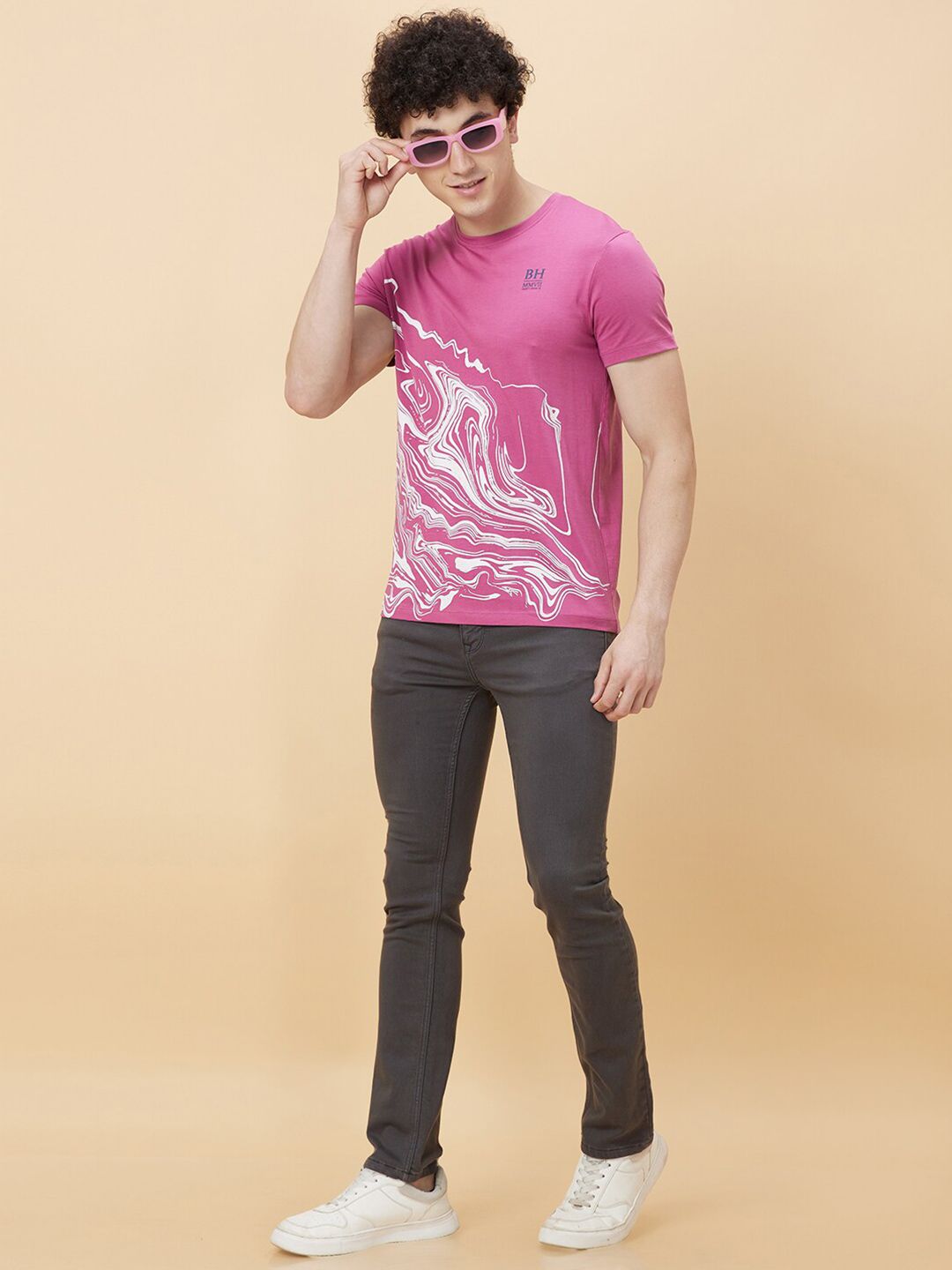 Being Human Graphic Printed Pure Cotton T-shirt