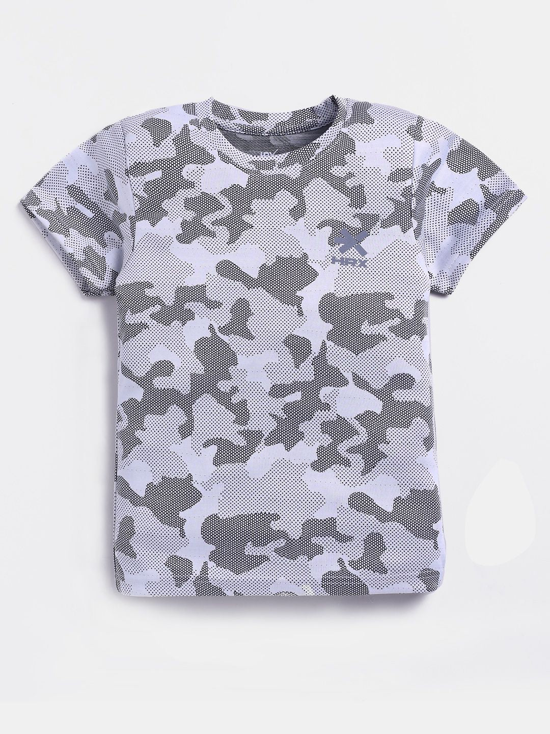 HRX by Hrithik Roshan Boys Camouflage Printed Moisture Wicking T-shirt