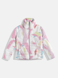 Monte Carlo Kids Girls Abstract Printed Padded Jacket