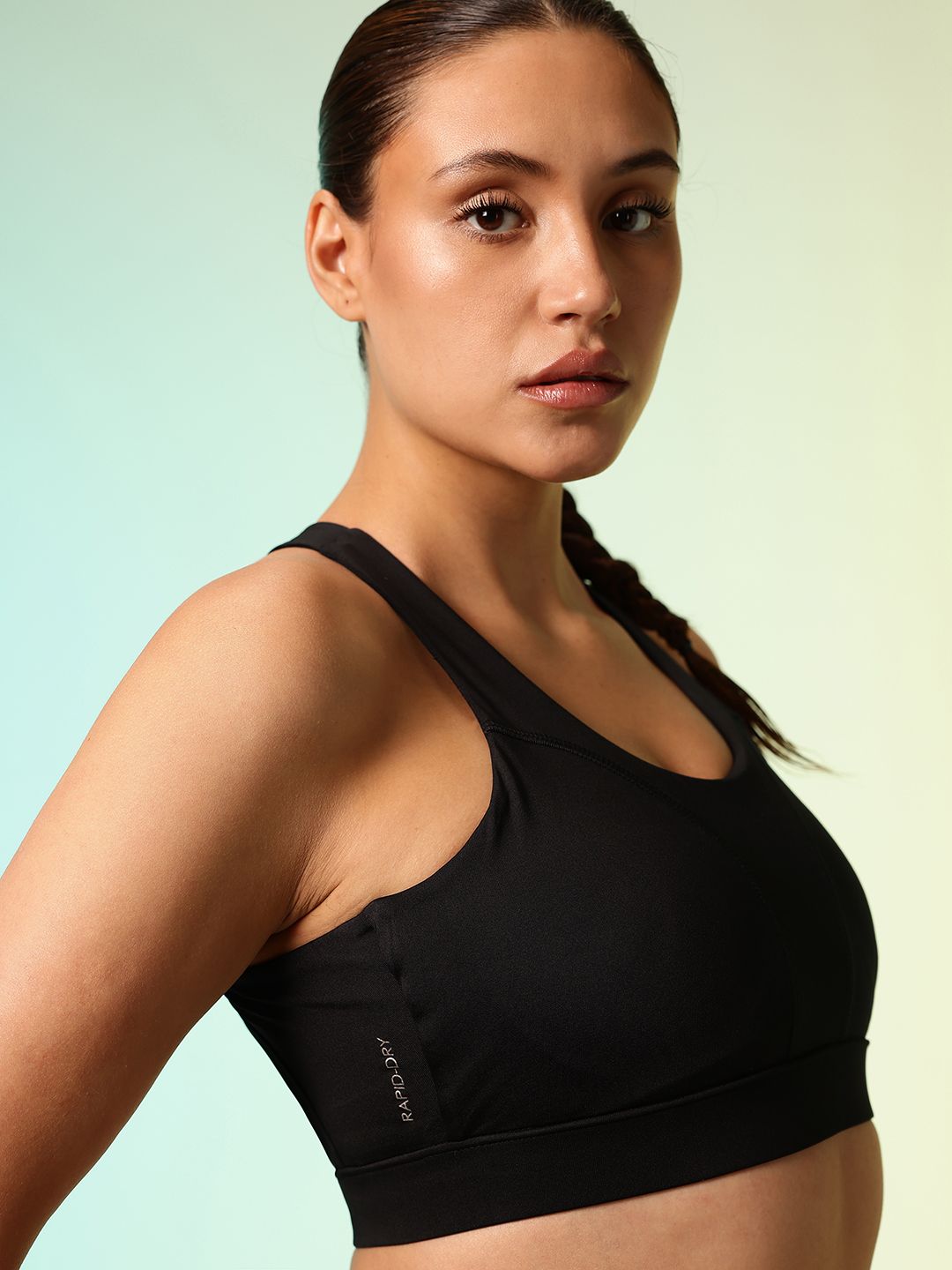 HRX by Hrithik Roshan Active Goddess Rapid-Dry Padded Training Bra HR_SS25_W_BA_KT125_03_A