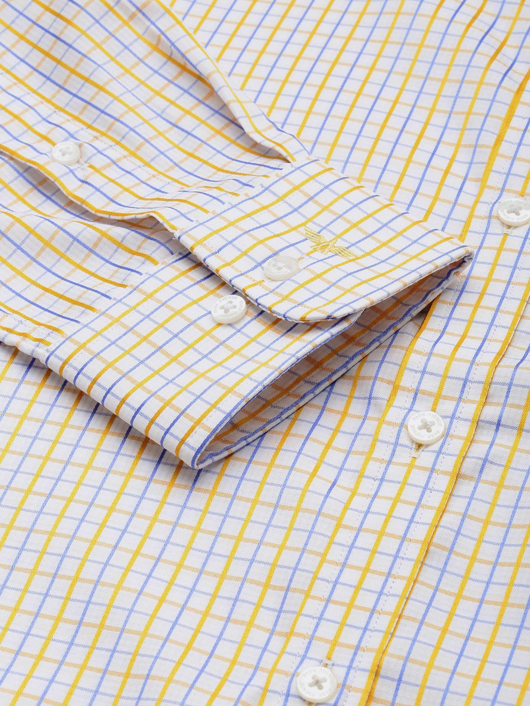 Park Avenue Slim Fit Checked Formal Shirt