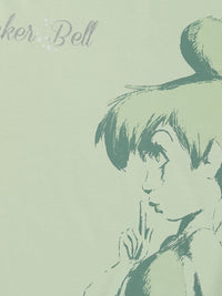 Tokyo Talkies Tinkerbell Women Graphic Printed Overized Tshirt