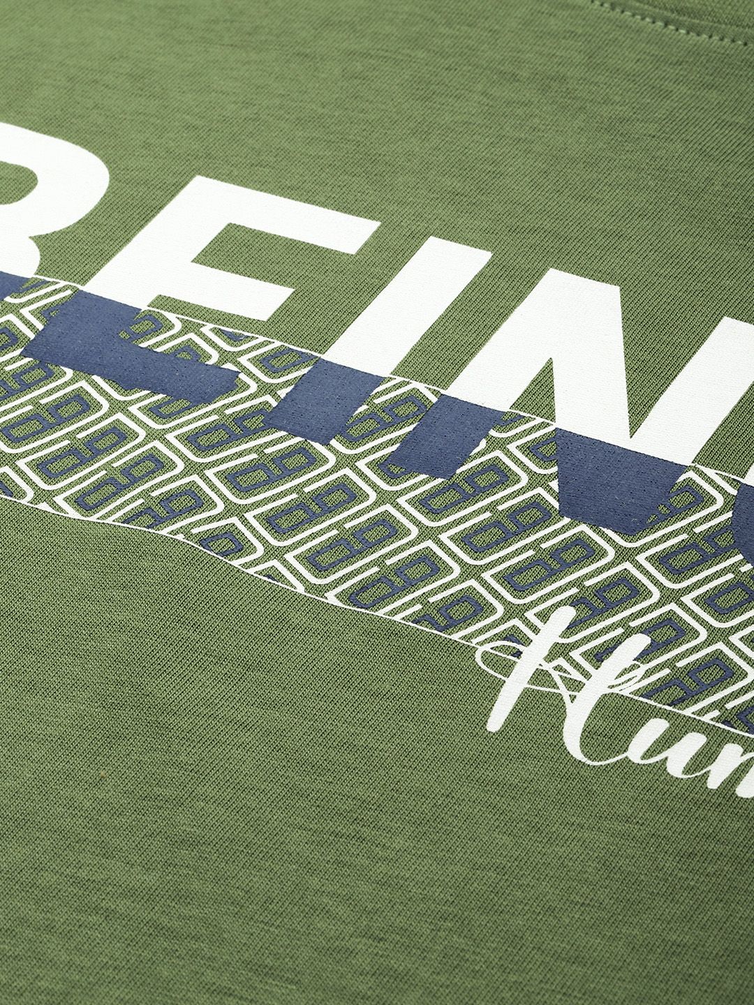 Being Human Brand Logo Printed Pure Cotton Slim Fit T-shirt