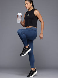 HRX by Hrithik Roshan Rapid-Dry Running Crop T-shirt