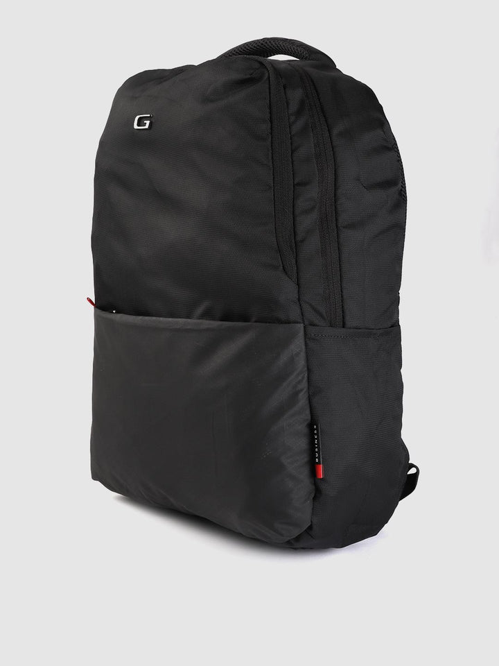 Gear Unisex Black Solid 16 Inch Laptop Backpack