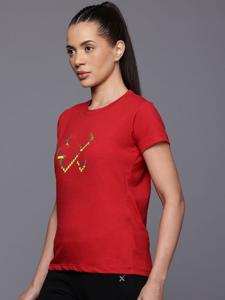 HRX by Hrithik Roshan Lifestyle Brand Logo Print T-shirt