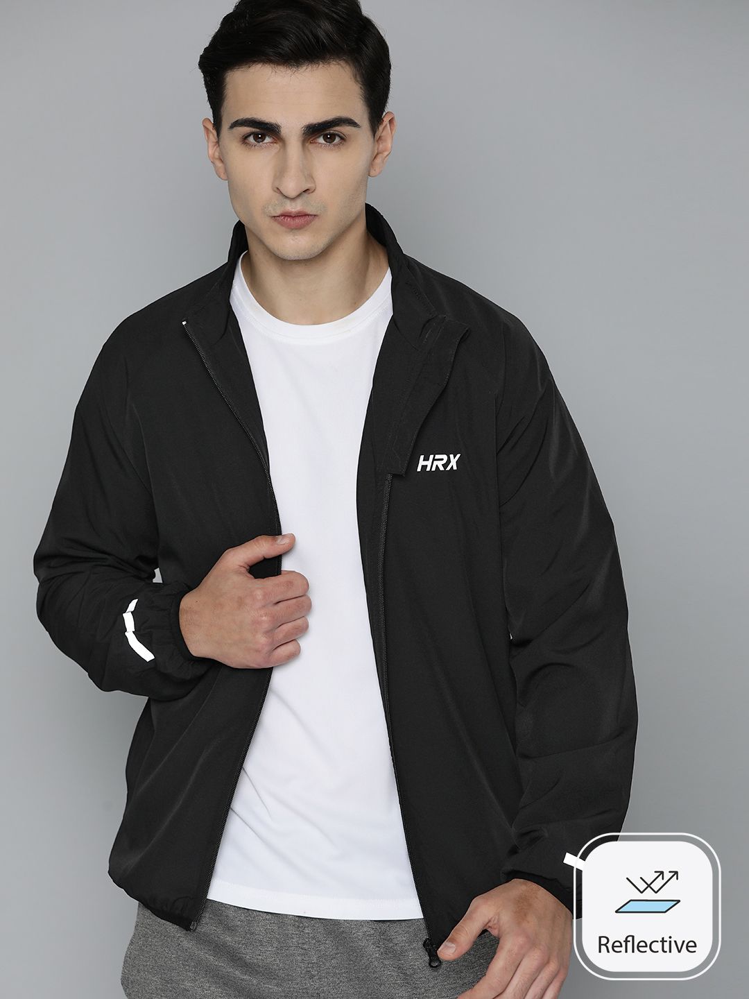 HRX by Hrithik Roshan Men Solid Rapid-Dry Running Jacket