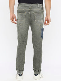 SPYKAR Men Relaxed Fit Low Distress Heavy Fade Stretchable Cotton Jeans