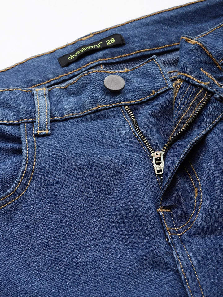 DressBerry Women Boyfriend Fit Embellished Jeans