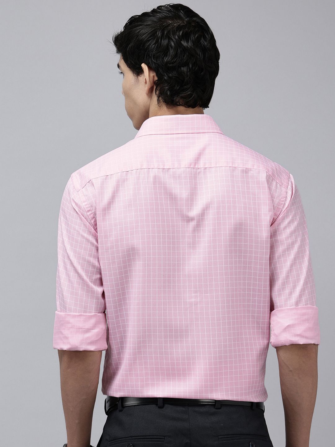 Park Avenue Slim Fit Checked Formal Shirt