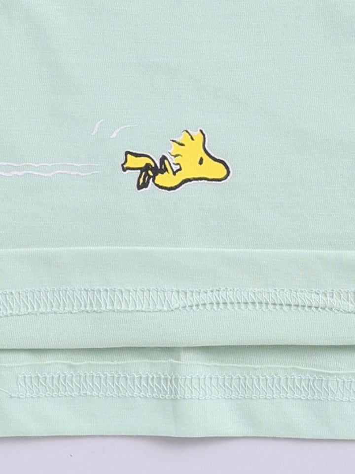 Happy Faces Boys Peanuts Printed Pure Cotton T-shirt