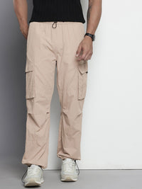 The Indian Garage Co Men Pure Cotton Relaxed Fit Joggers