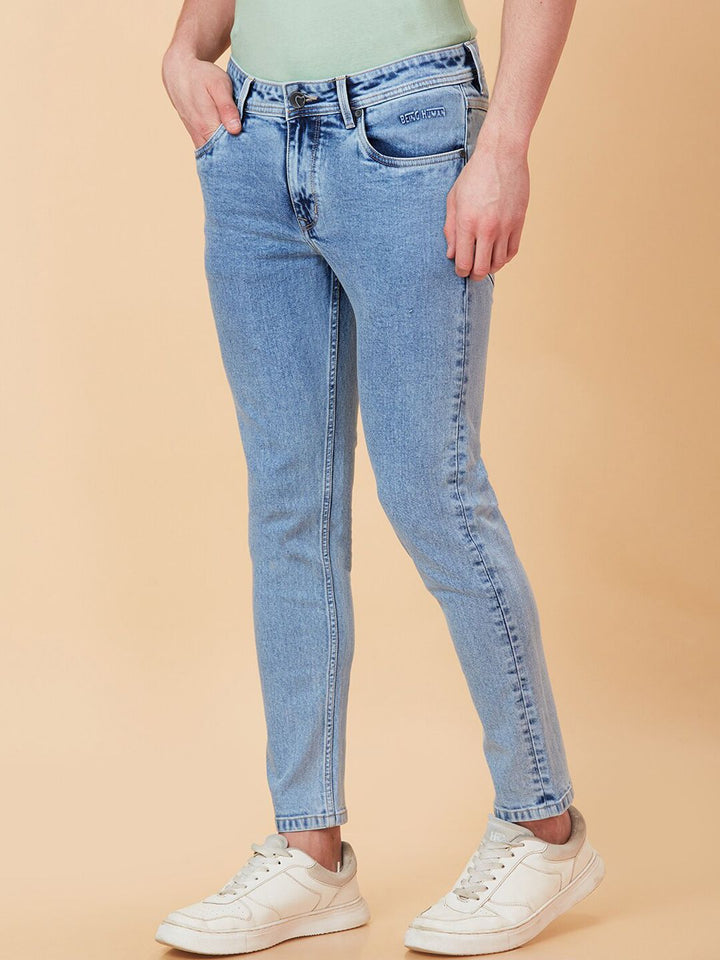 Being Human Men Heavy Fade Clean Look Stretchable Jeans