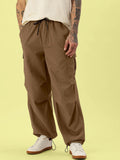 Bene Kleed Unisex Grey Payung Parasut Fit Cotton Cargos seluar