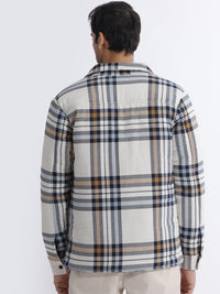 RARE RABBIT Men Hollis Tailored Fit Checked Cotton Jacket