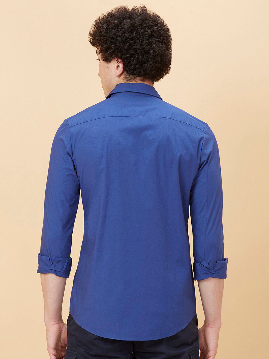 Being Human Spread Collar Slim Fit Casual Shirt