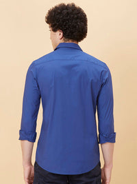 Being Human Spread Collar Slim Fit Casual Shirt