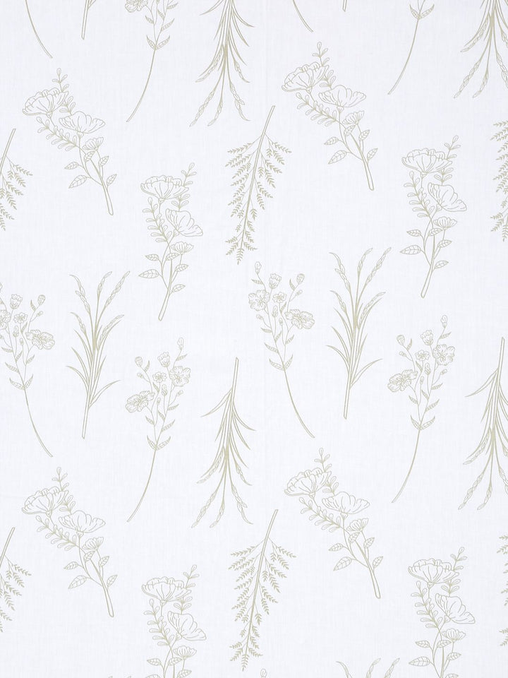 Myntra Elegant Homes White Floral 400 TC Bedsheet with 2 Pillow Covers