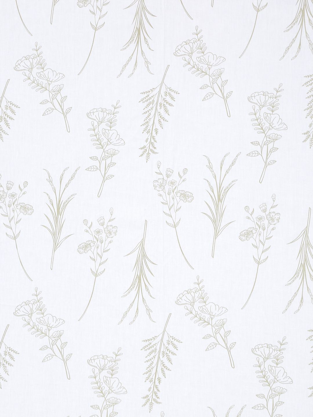 Myntra Elegant Homes White Floral 400 TC Bedsheet with 2 Pillow Covers
