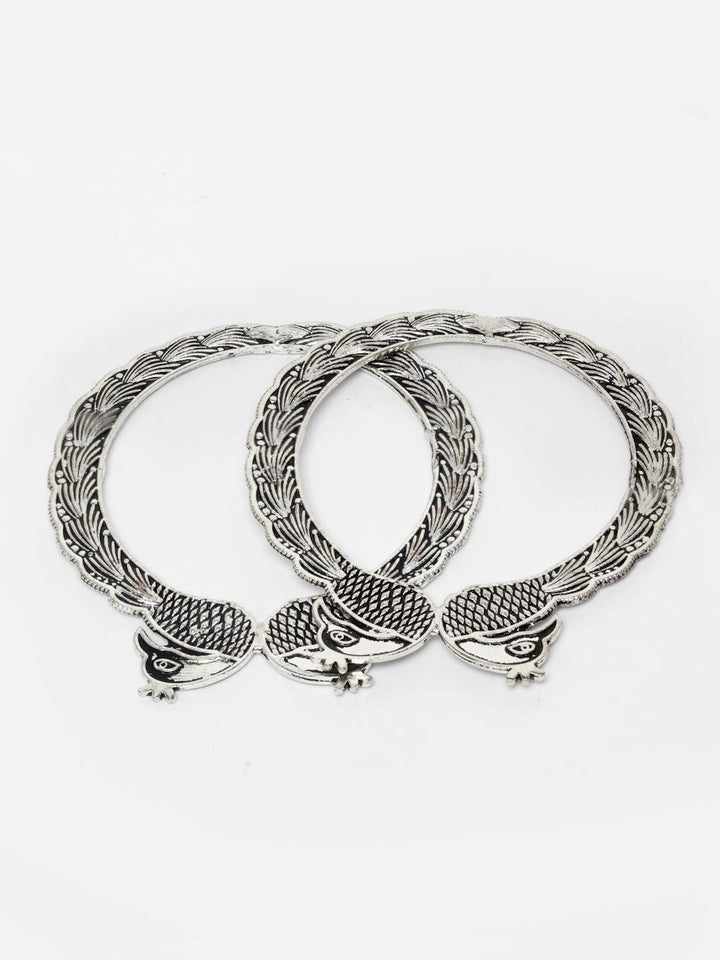 Set PANASH 2 Gelang Beroksida Bersalut Perak
