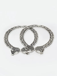 Set PANASH 2 Gelang Beroksida Bersalut Perak