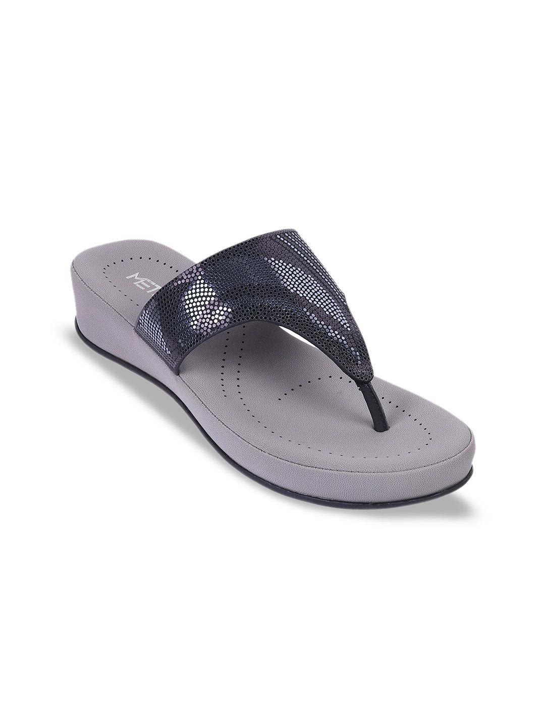 Metro Women Embellished comfort sandals