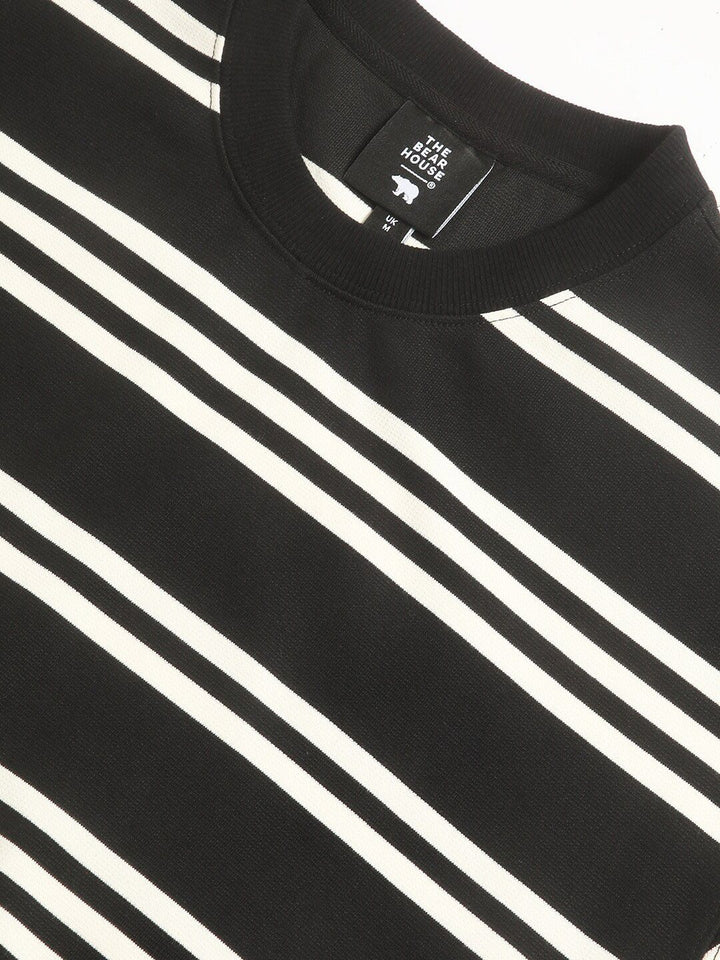 THE BEAR HOUSE Striped Pullover Sweatshirt