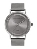 Sambungan Perancis Lelaki Lelaki Gelang Steel Gaya Tali Analog Watch FCN00043E