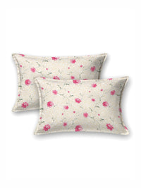 BOMBAY DYEING Dream Lover Beige Floral Cotton 104 TC Queen Bedsheet Set 2.54 x 2.24m