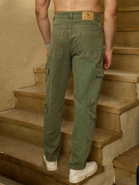 DENNISON Korean Baggy Fit Cargo Jeans