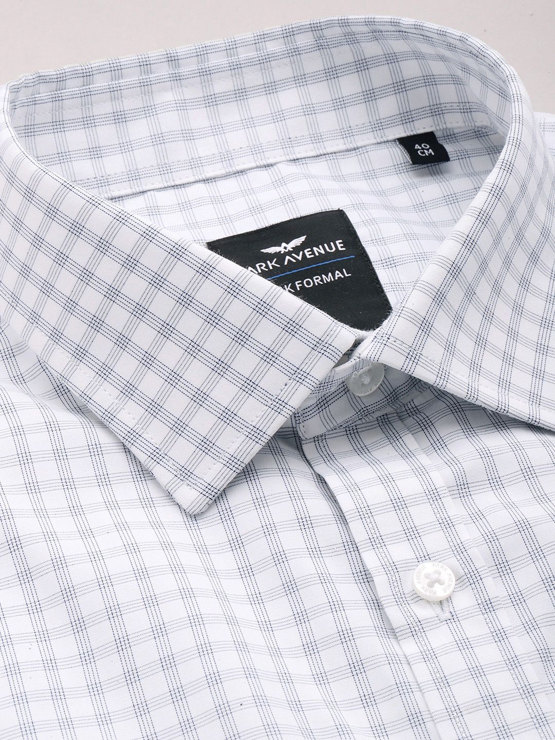 Park Avenue Slim Fit Checked Formal Shirt