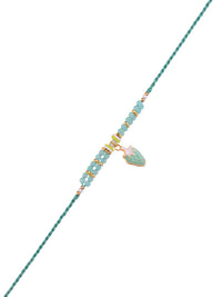 Voylla Turquoise Beads Kid's Fruit Motif Rakhi