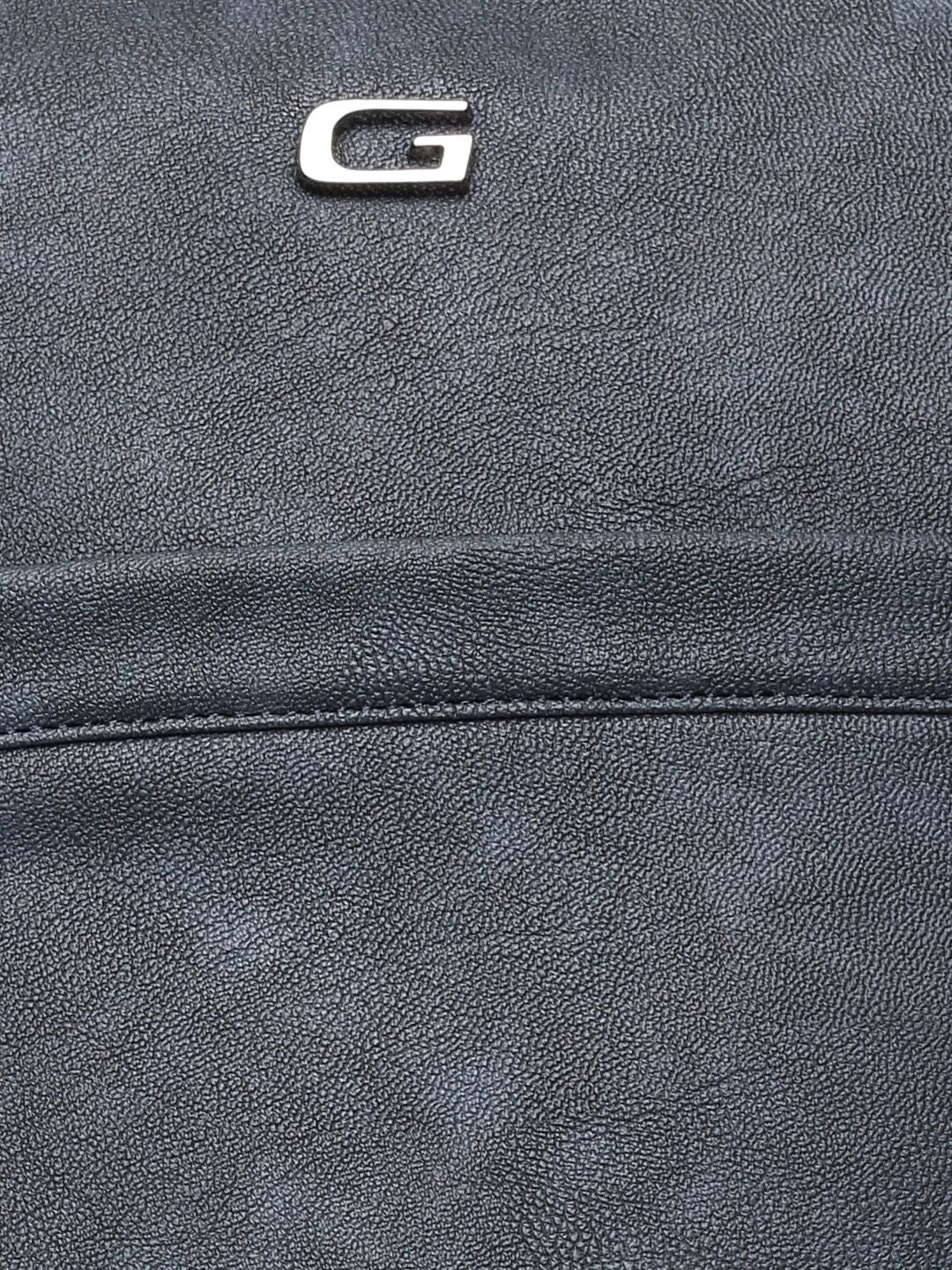Gear Unisex Blue Vintage 2 Faux Leather Solid Laptop Backpack