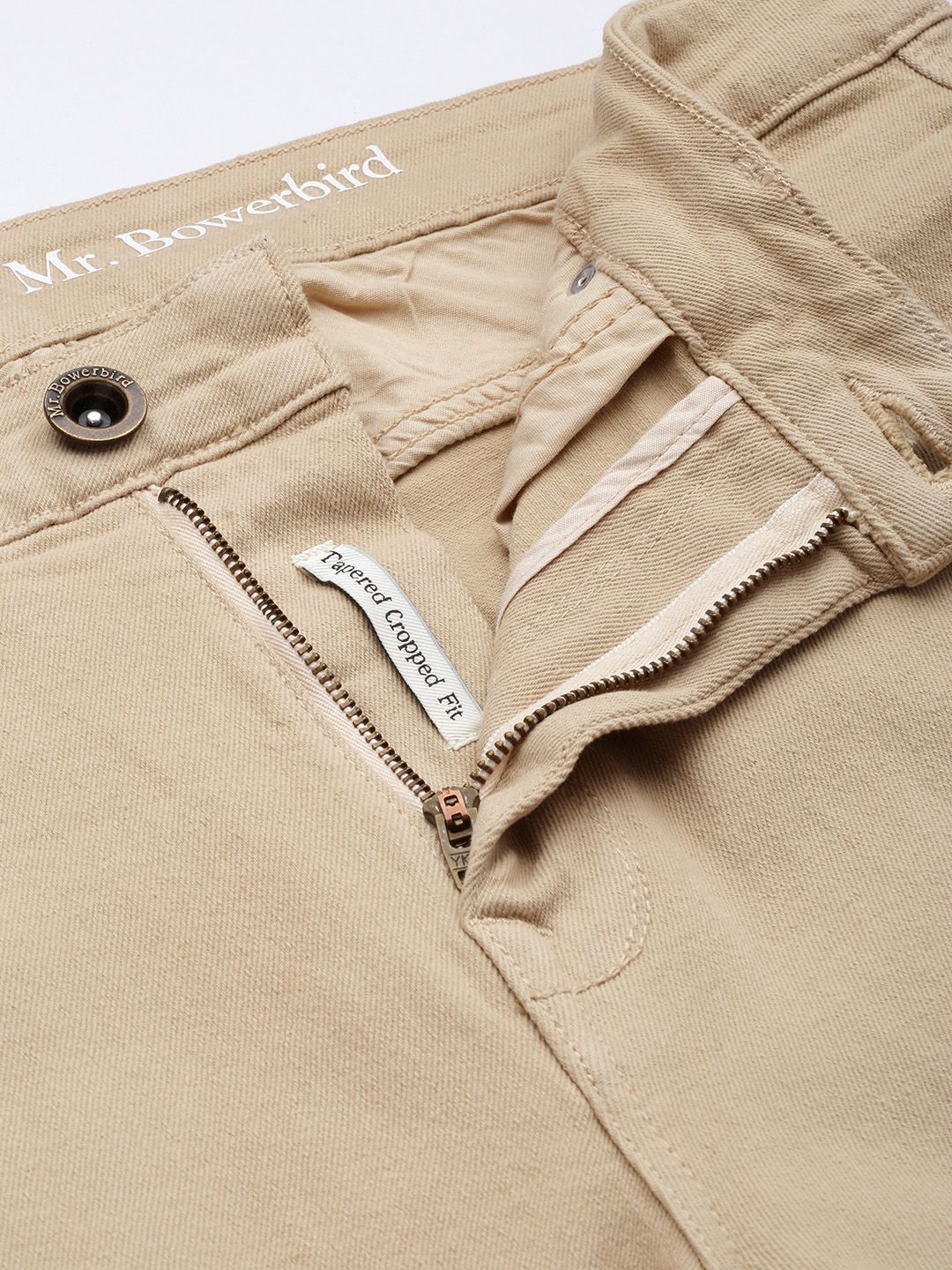 Mr Bowerbird Men Tapered Fit Stretchable Mid-Rise Jeans