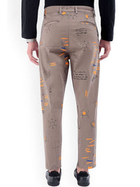 The Indian Garage Co Abstract Printed Cotton Loose Fit Trouser