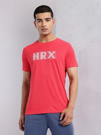 HRX by Hrithik Roshan Brand Logo Printed Rapid-Dry Training T-shirt