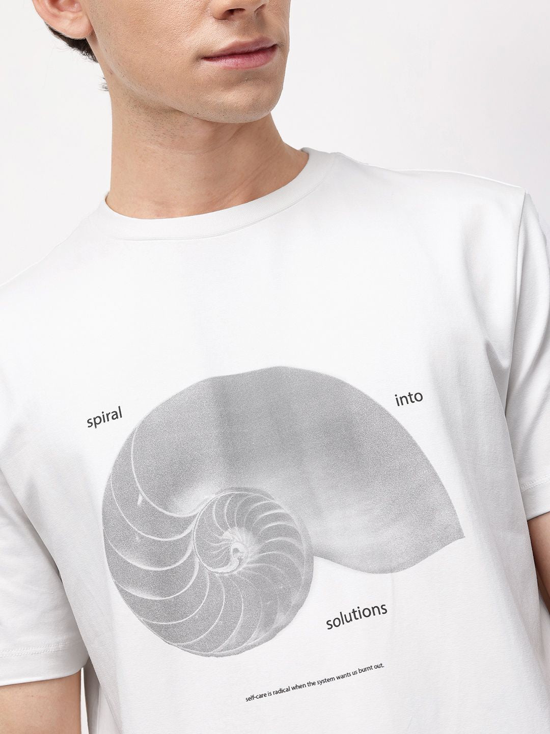 ether Men Grower Graphic Printed Comfort Fit T-shirt