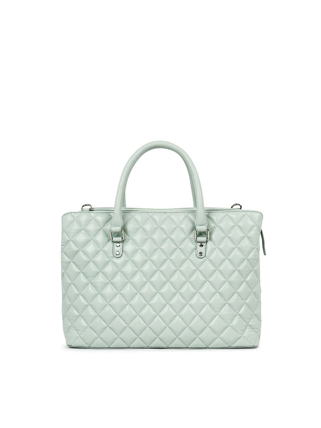 Berrylush Textured Quilted 16 Inch laptop Bag