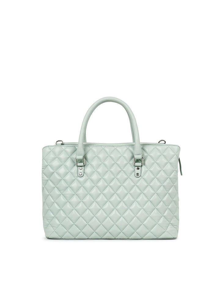 Berrylush Textured Quilted 16 Inch laptop Bag