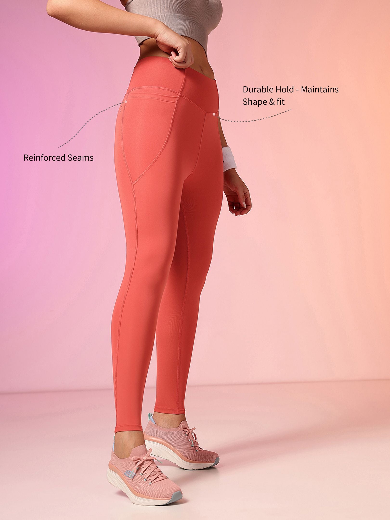 HRX by Hrithik Roshan Women Hi-Sculpt Rapid-Dry Training Tights