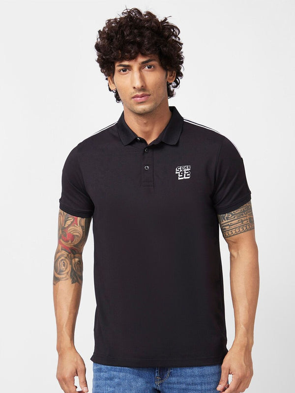 SPYKAR Polo Collar Slim Fit Cotton T-Shirt