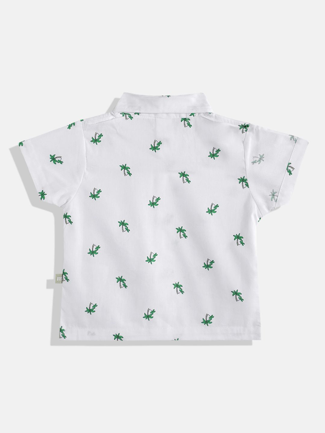 Moms Love Infant Boys Tropical Print Pure Cotton Shirt