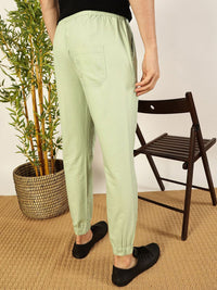 Thomas Scott Men Regular Fit Classic Easy Wash Mid-Rise Woven Joggers