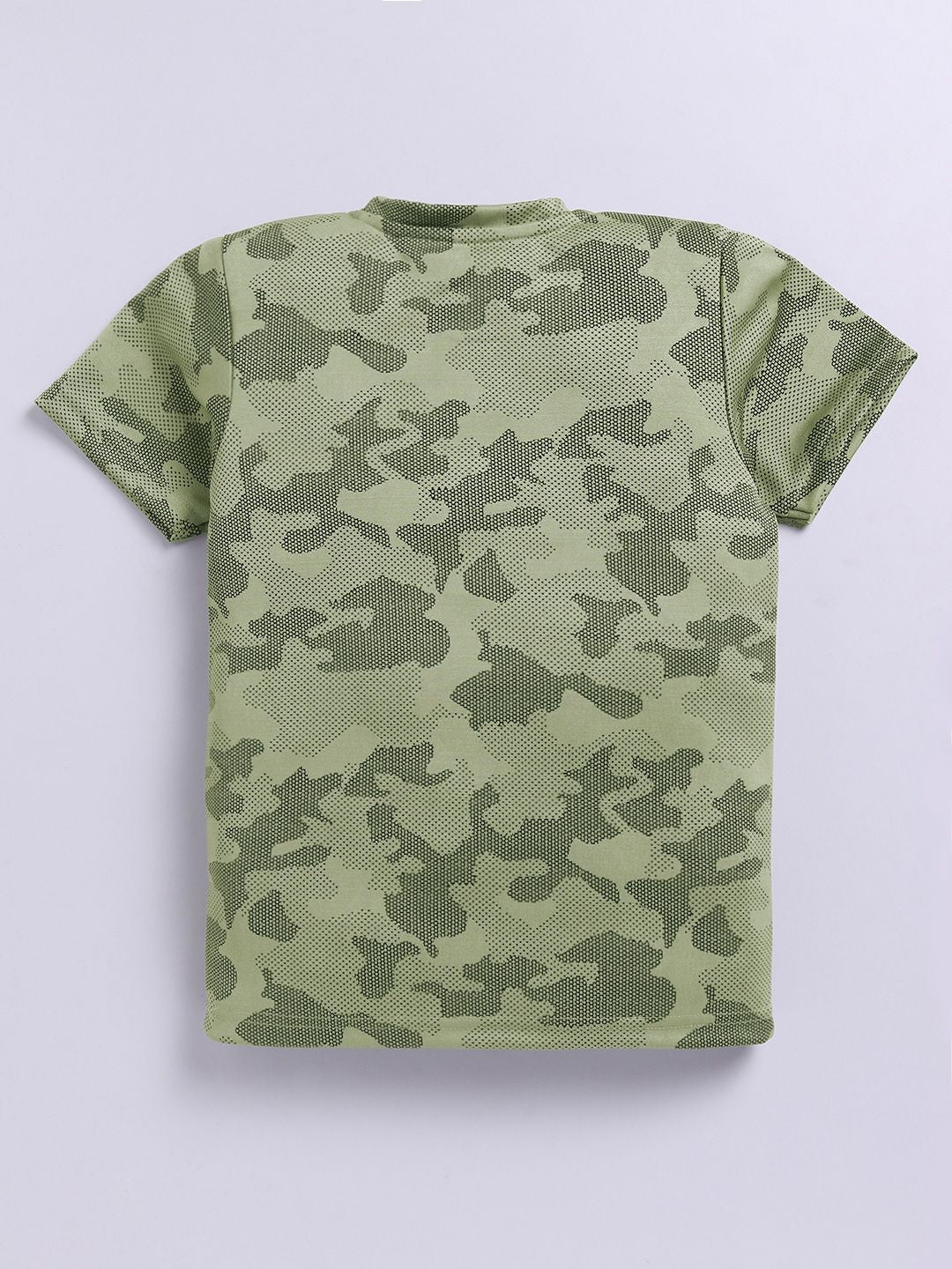 HRX by Hrithik Roshan Boys Camouflage Printed Moisture Wicking T-shirt