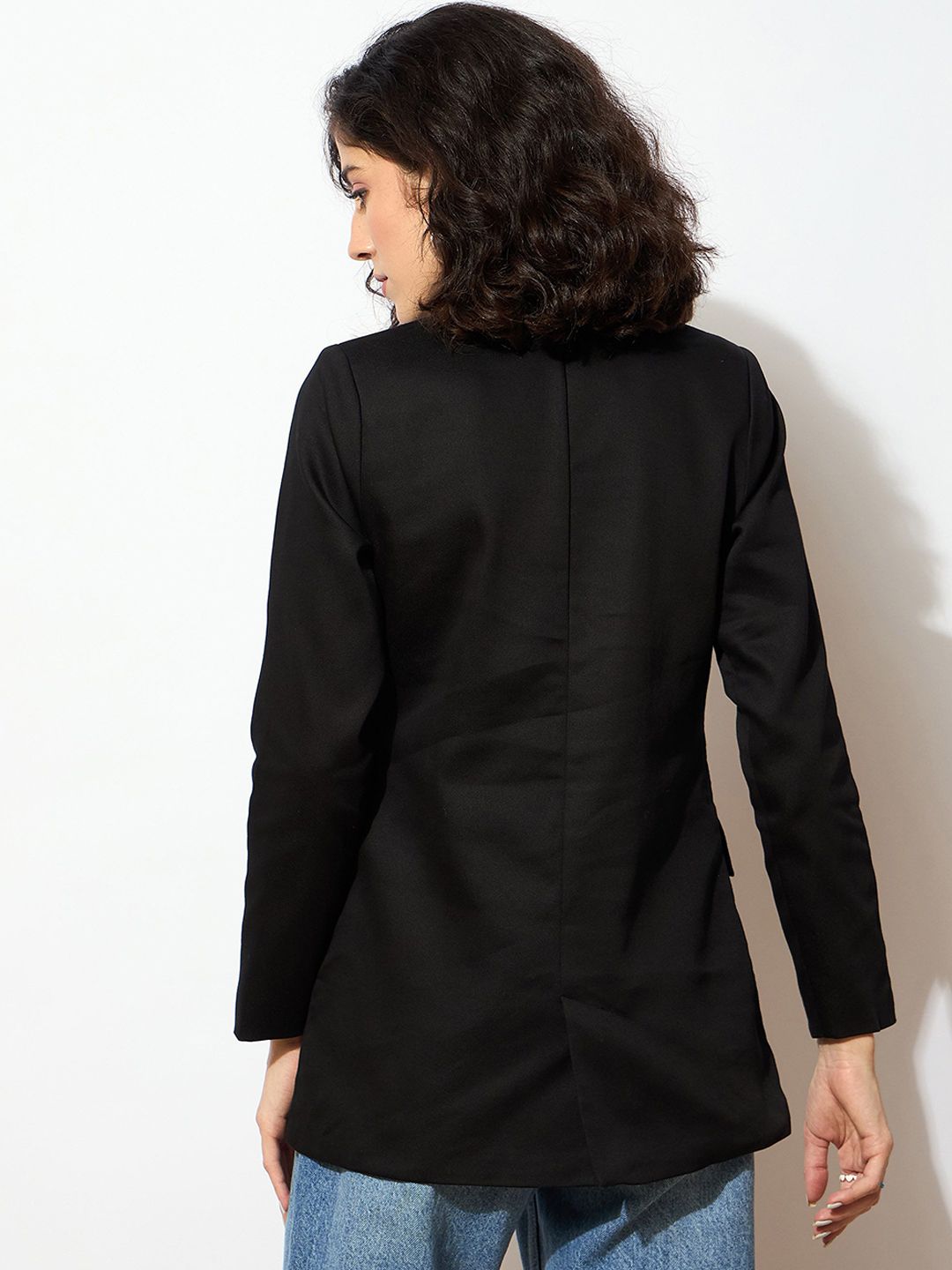 SASSAFRAS Comfort Fit Double Breasted Blazer