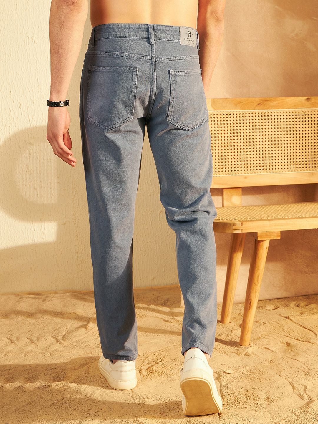 DENNISON Men Comfort Baggy Fit Non Stretchable Cotton Jeans