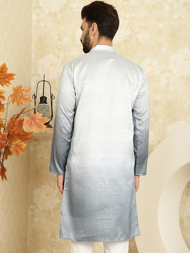 SOJANYA Woven Design Sequinned Regular Kurta