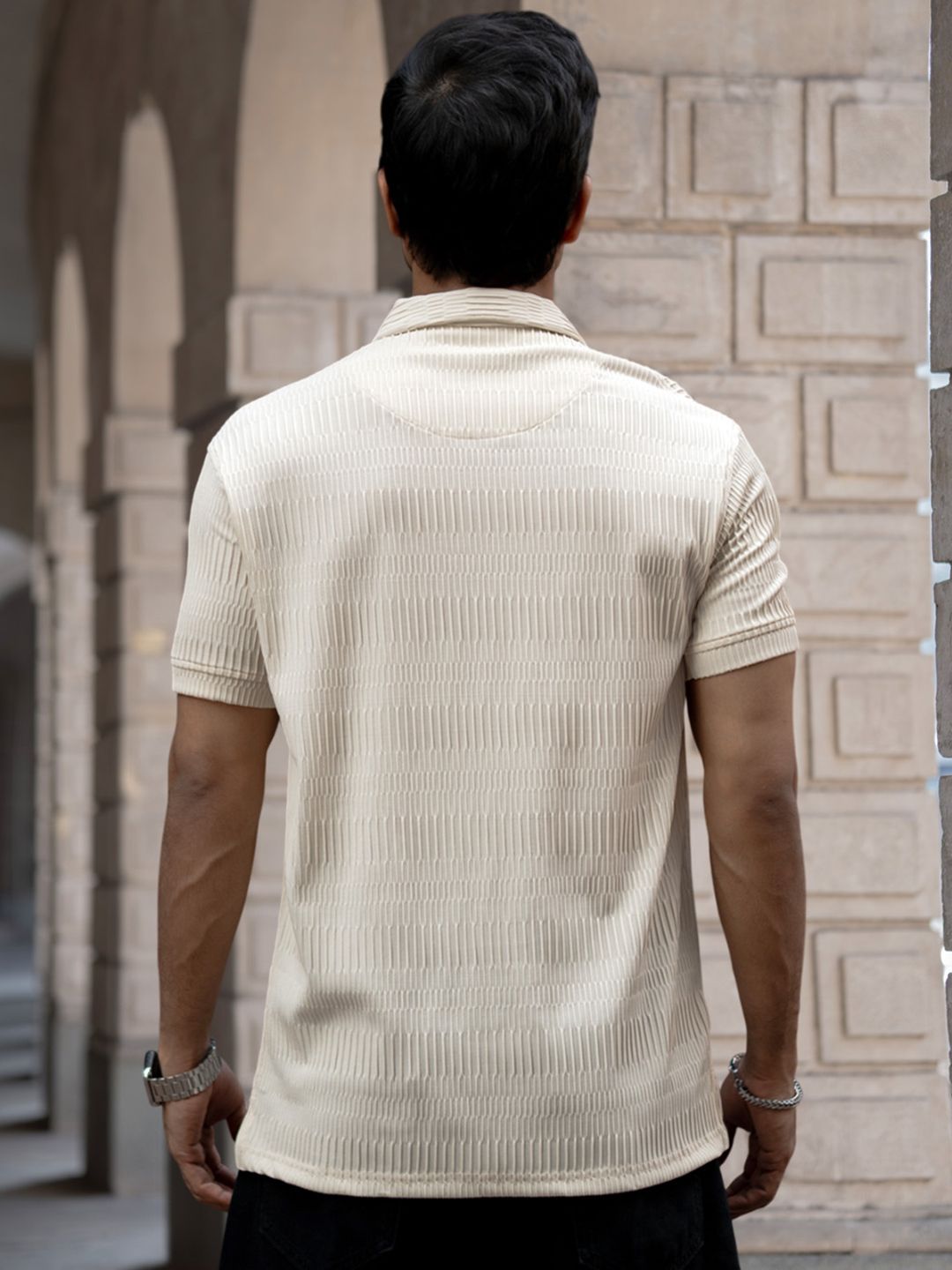 Powerlook Men Polo Collar T-shirt